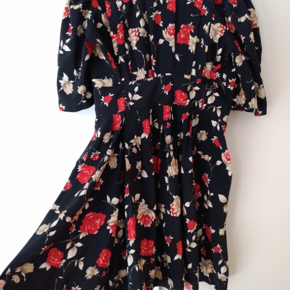 Amish Mennonite Cape Dress Child? 36" Bust 31" Waist Handmade Modest Old Colony - Picture 5 of 13